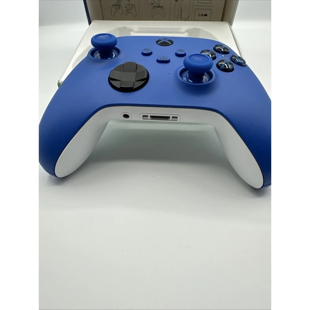 New Microsoft Original Xbox Controller S Shock Blue QAU-00065‎